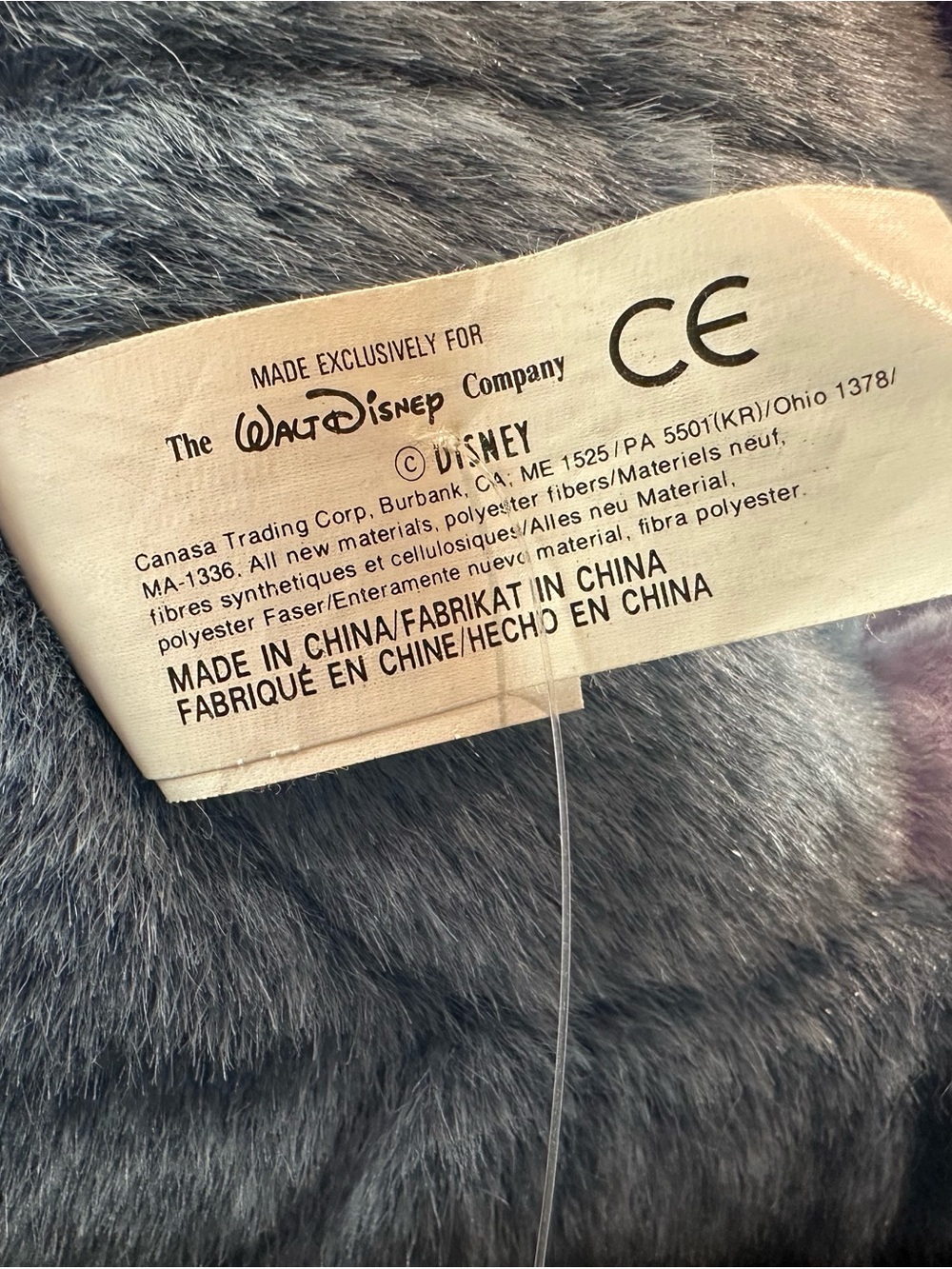 Vintage The Disney Store Eeyore Plush with Removable Tail - NWT! - Picture 8 of 8